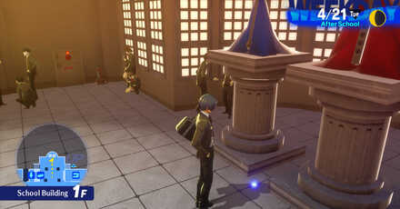 Persona 3 Reload - Twilight Fragment School Sword Staff Statue