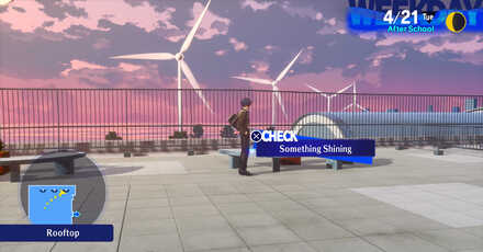 Persona 3 Reload - Twilight Fragment School Rooftop Bench
