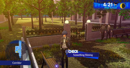Persona 3 Reload - Twilight Fragment School Corridor Bench