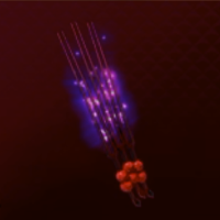 Crimson Lotus Kanzashi