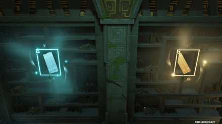 Genshin Impact - Matching Scrolls and Shelves