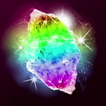 Rainbow Crystal Icon
