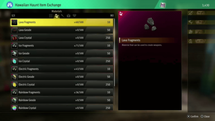 LAD IW - Hawaiian Haunt Item Exchange