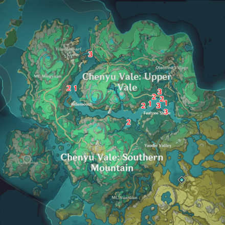 Genshin - Redbill Pelican Locations