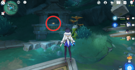 Genshin - Spincrystal 123 Location