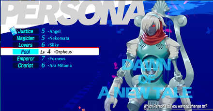 Persona 3 Reload - Persona Slots