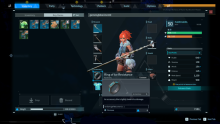 Palworld - Equip an Accessory