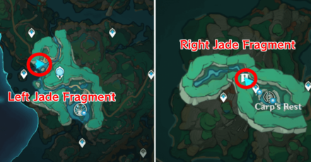 Genshin - Jade Fragment Locations