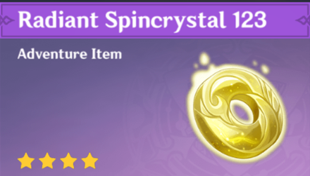Genshin Impact - How to Get Radiant Spincrystal 123 and Effects