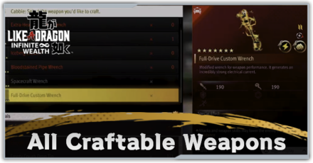 LAD IW - Craftable Weapons