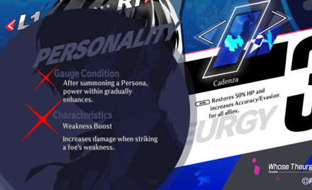 Persona 3 Reload - Build the Character