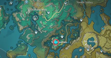 Genshin - Radiant Spincrystal 122 Map