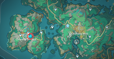 Genshin - Radiant Spincrystal 123 Map