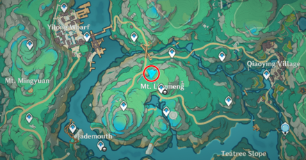 Genshin - Radiant Spincrystal 121 Map