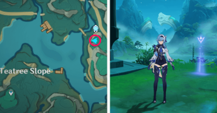 Genshin - Viewpoint in Teatree Slope