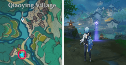 Genshin - Viewpoint in Qiaoying Village