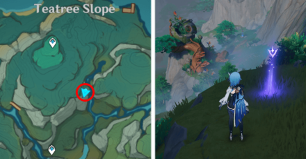 Genshin - Viewpoint in Teatree Slope