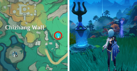 Genshin - Viewpoint in Chizhang Wall