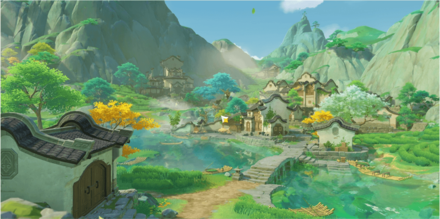 Genshin - Chenyu Vale Viewpoint - The Blossoming Warmth of Qiaoying Sunlight