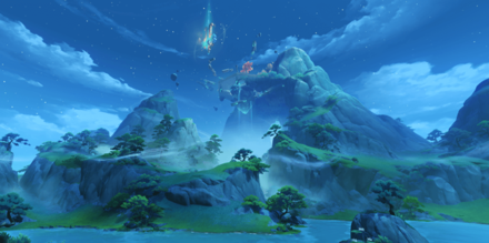 Genshin - Chenyu Vale Viewpoint - Trails of Laixin