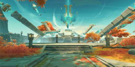 Genshin - Chenyu Vale Viewpoint - Chiwang Peak