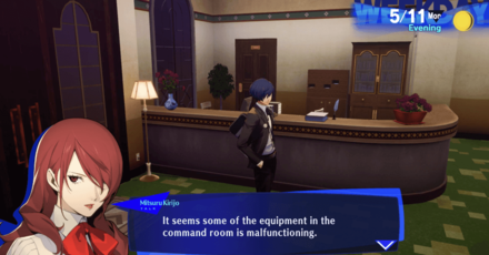 Persona 3 Reload - Broken Machine in the Command Room