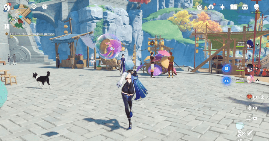 Genshin - Talk to the suspicious person