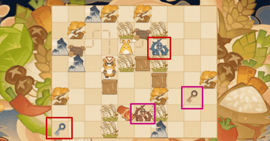 Genshin - Use Keys on Locks of the Same Color