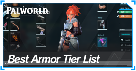 Palworld - Best Armor Tier List