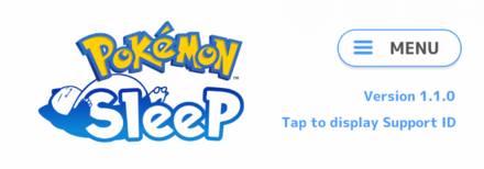 Pokemon Sleep - Version 1.1.0