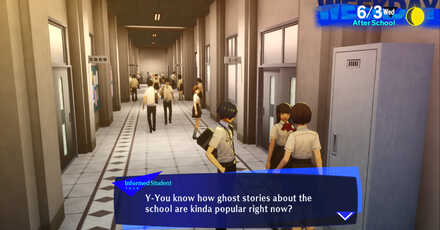 Persona 3 Reload - Ghost Investigation Clues from Students
