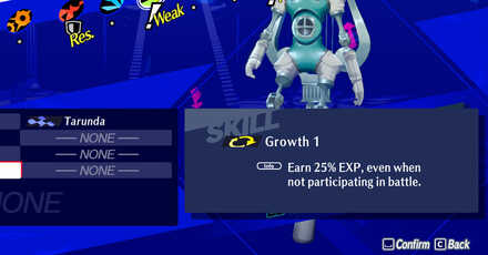 Persona 3 Reload - Growth I Skill