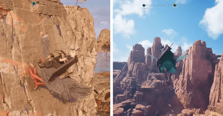 FF7 Rebirth - Mountain and Sky Chocobos