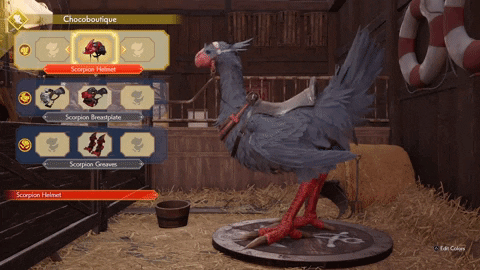 FF7 Rebirth - Chocobo customization