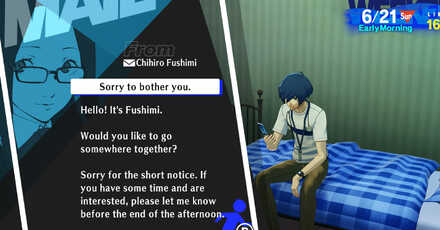 Persona 3 Reload - Invite to Hangout on Sundays