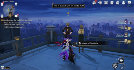 Honkai Star Rail - Gentleness, the Name of Nocturne - Get Emo Gear From Passerby