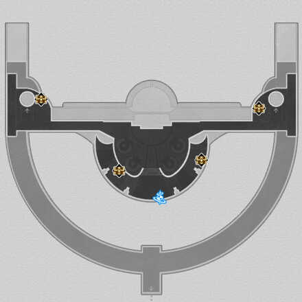 Honkai Star Rail - The Reverie Reality F1 Map