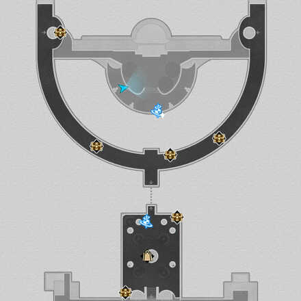 Honkai Star Rail - The Reverie Reality F2 Map