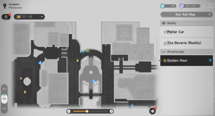 Honkai Star Rail -Eye of Dreamchaser Map