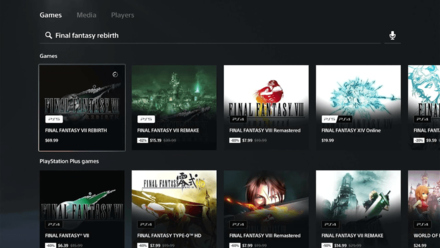 FF7 Rebirth - Search from PlayStation Store