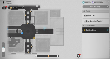 Honkai Star Rail -gallagher map