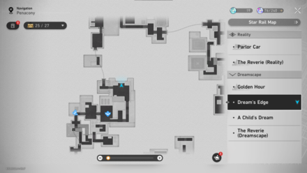 Honkai Star Rail -firefly map