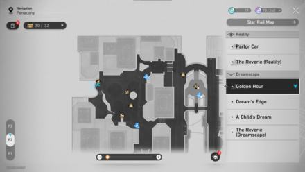 Honkai Star Rail -three bird map