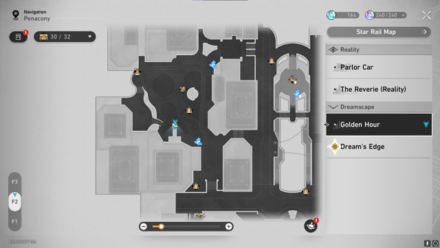 Honkai Star Rail - Golden Capsule Machine Map