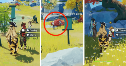 Genshin - A Cloud-Sea Appeal - Check on how the construction is going