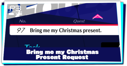 Request 97 Bring me my Christmas present  and How to Complete