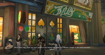 Honkai Star Rail - Tales from the Golden Age - Follow Firefly to the Restaurant