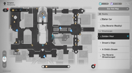 Honkai Star Rail -Misha map