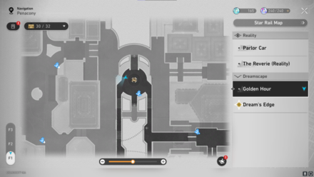 Honkai Star Rail -ran map