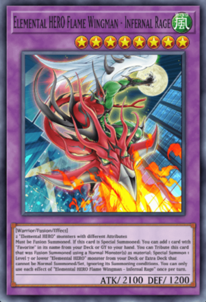Elemental HERO Flame Wingman - Infernal Rage